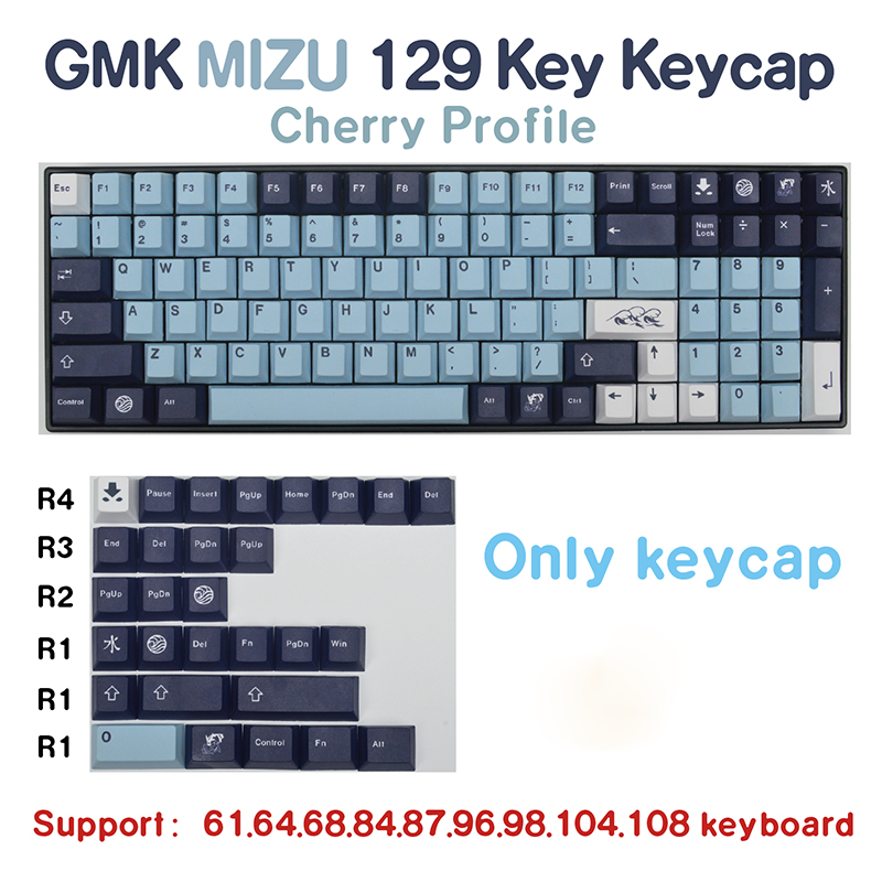Mizu AZERTY Keycaps