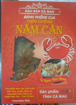 BÁNH PHỒNG CUA NĂM CĂN – 500g, Bánh phồng Cà Mau, Bánh phồng tôm, Đặc sản Cà Mau, Ăn vặt Cà Mau
