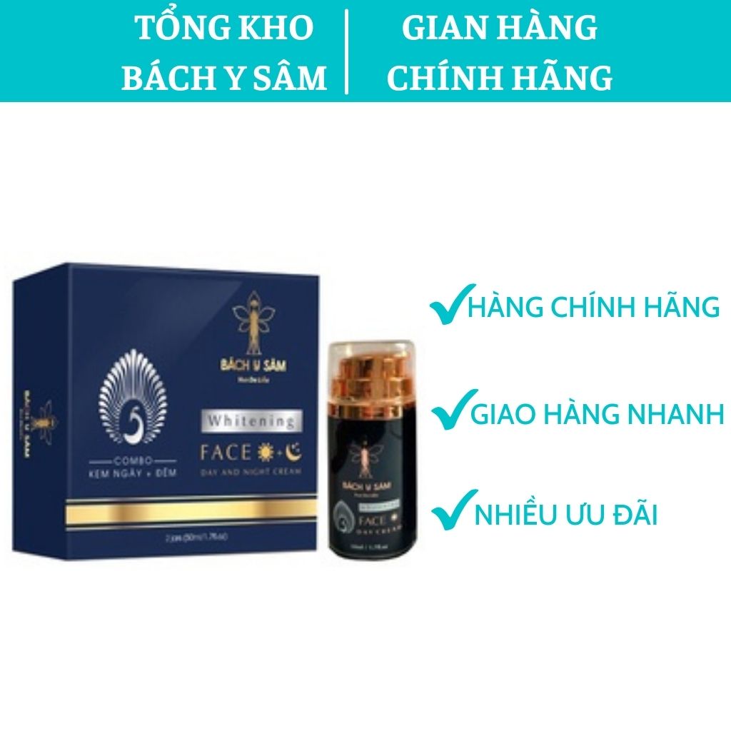 Kem ngày bách y sâm trắng sáng da mờ nám tàn nhang 50ml