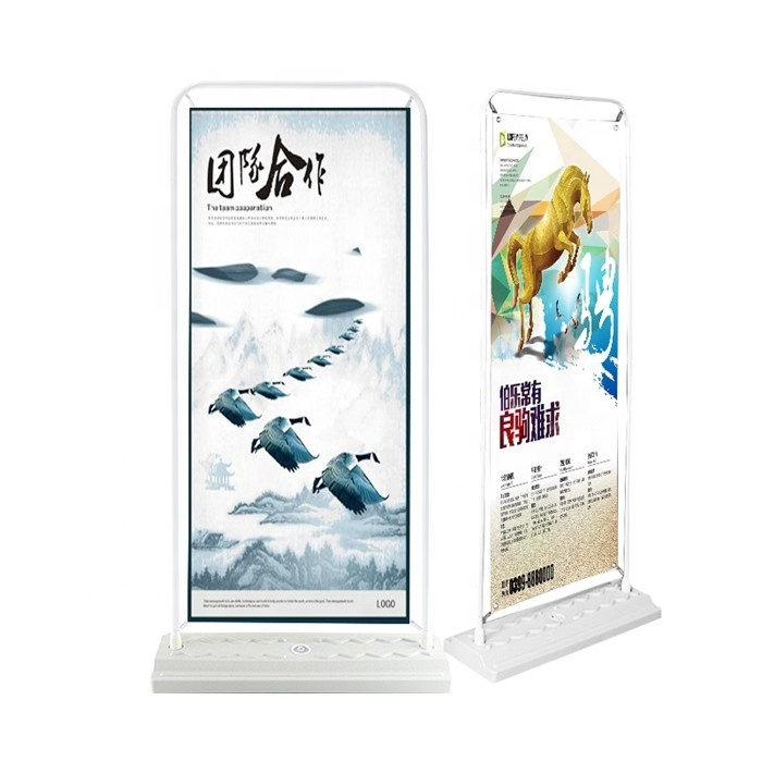Standee đế nước kiểu cửa chống gió size 60*160cm - wis60
