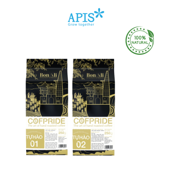 COMBO 2 GÓI CÀ PHÊ TỰ HÀO 1 & TỰ HÀO 2 (250G/ 1 GÓI)