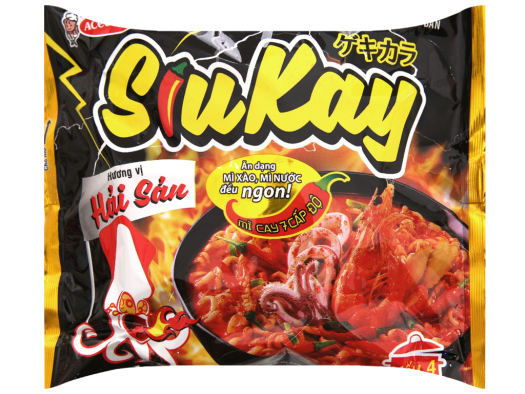 Giá sỉ thùng mì SIUKAY hải sản 7 cấp độ ( 24 GÓI )