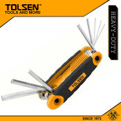 Tolsen 9pcs Folding Allen Hex Key Set  20098