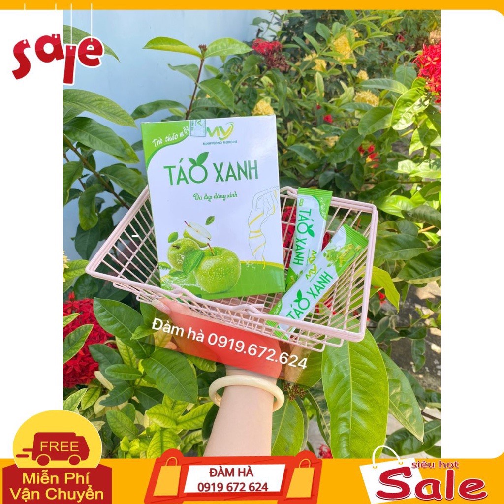 Trà Táo Xanh giảm cân Detox – Trà táo xanh detox