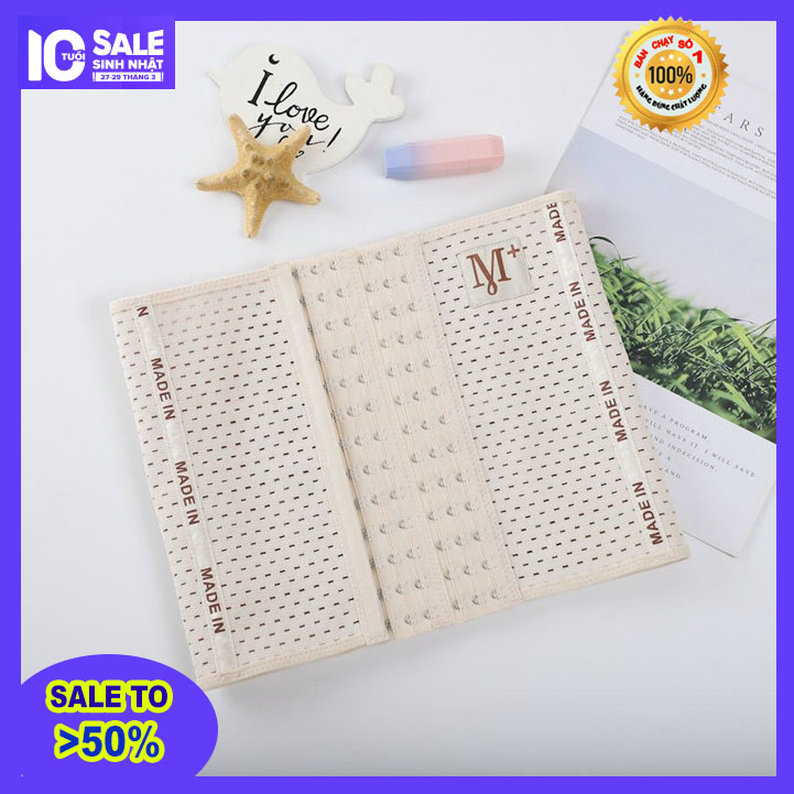 Đai nịt bụng định hình giúp eo thon kết hợp mặc váy body - Gen nịt bụng giảm mỡ bụng sau sinh - Đai nịt bụng định hình chống cuộn M+