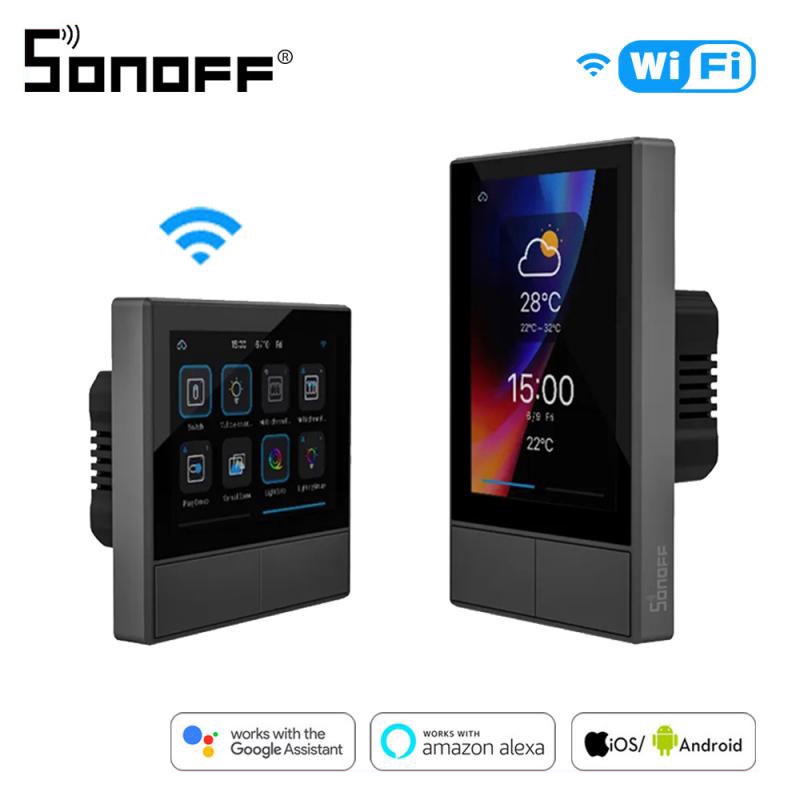 Công tắc bảng điều khiển Sonoff NSPanel màn hình cảm ứng HMI âm tường