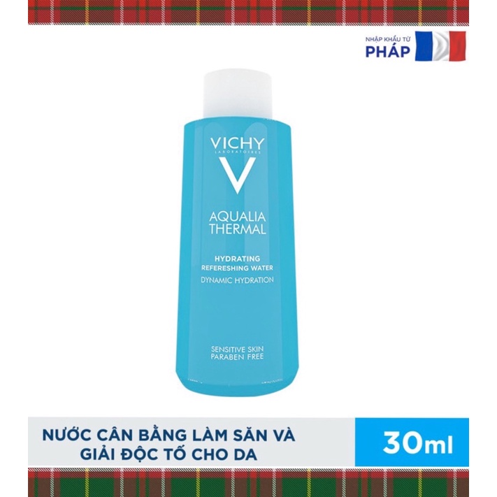 NƯỚC HOA HỒNG / toner skin care cân bằng độ ẩm da VICHY 30ML