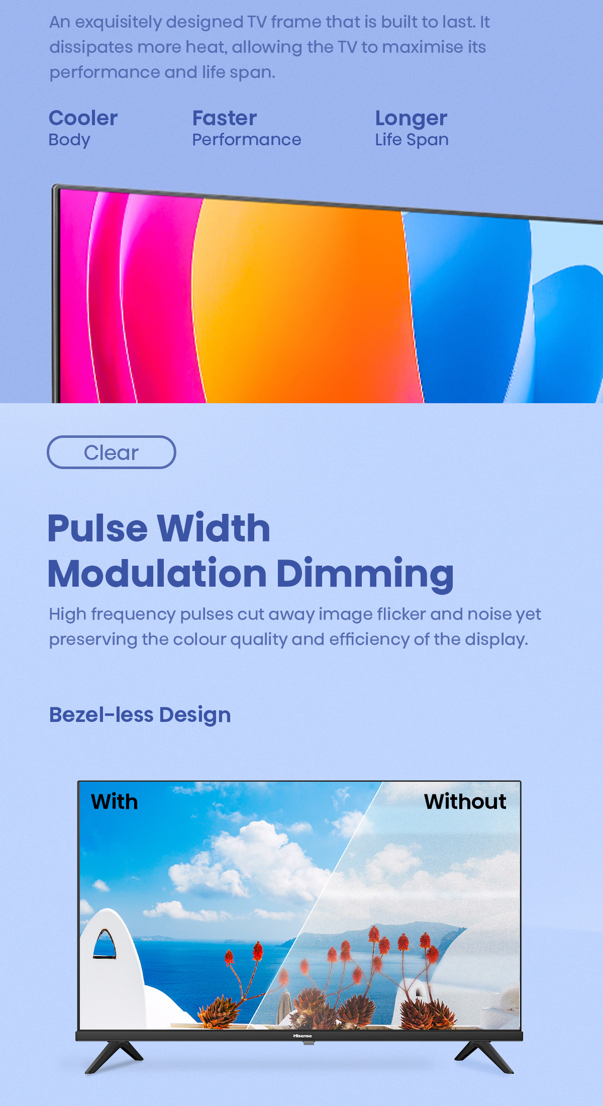 Hisense A4 40 inch Smart TV | Google Play | Hey Google | Chromecast | DTS Virtual X | Dolby Audio | Bezelless | Bluetooth Remote | Youtube | Netflix | Disney+ | meWatch · v18