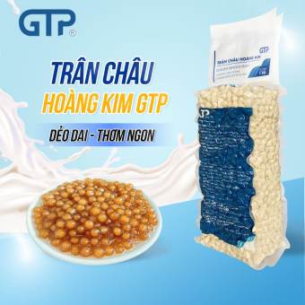 Trân Châu Hoàng Kim GTP Nguyên Liệu Làm Trà Sữa Topping Trà Sữa (1kg) - Topping nhiều loại trà sữa, chè, món tráng miệng...