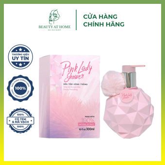 Sữa Tắm Xông Trắng Pink Lady Shower loại bỏ tế bào chết cho da, dưỡng trắng da toàn thân 300ml