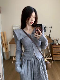 Set Bộ Nỉ Tăm Nữ, Bộ Quần Áo Thu Đông BigSize Nữ Dài Tay Kèm Quần Dài Freesize Dưới 60kg