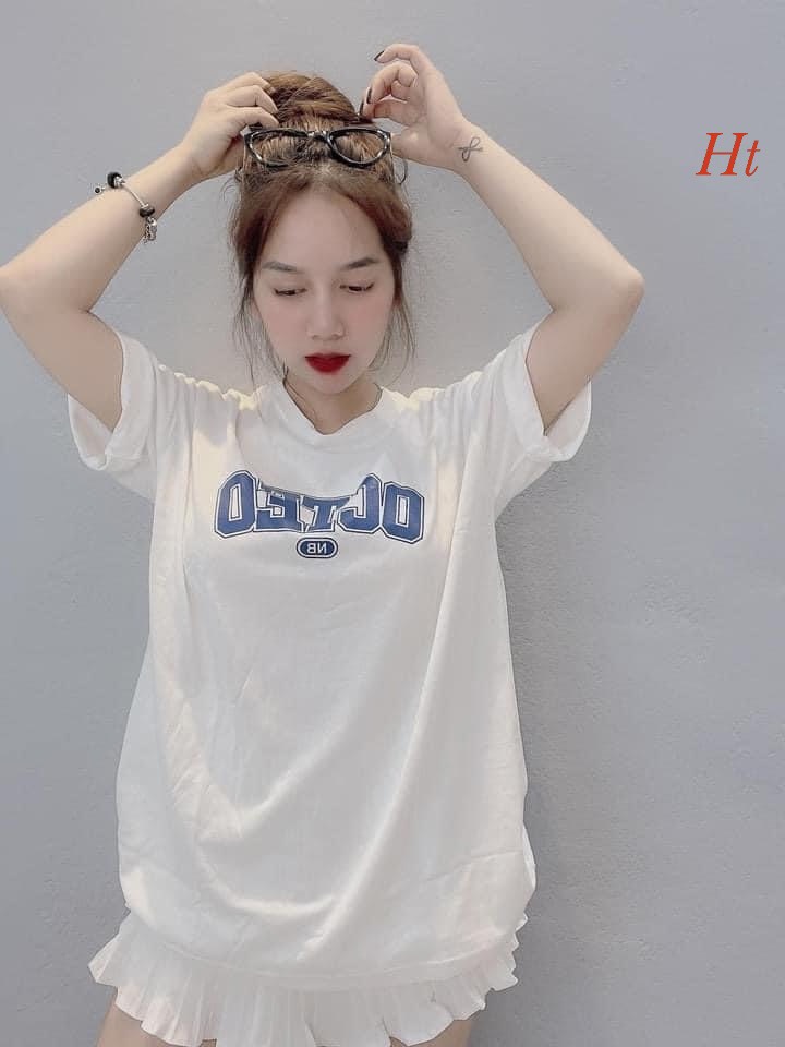 Áo phông chữ Oc.teo Màu: trắng,chì 🆘 chất cotton Su ht