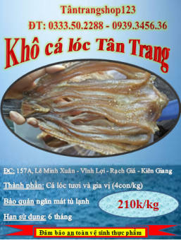 Khô cá lóc 1kg
