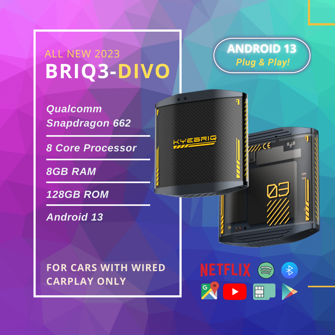 Price Tracker SG Product Review : KyeBriq BRIQ3-DIVO/PRO/LITE Android Box for Car