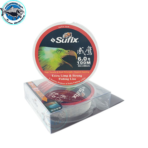 Dây cước sufix cuộn 100m giá rẻ - đồ câu giá rẻ store dcc004