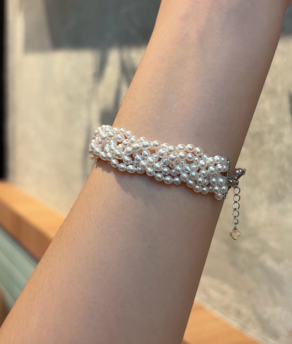 Vintage Triple-Strand Pearl Rope Bracelet - An Heirloom Quality Piece