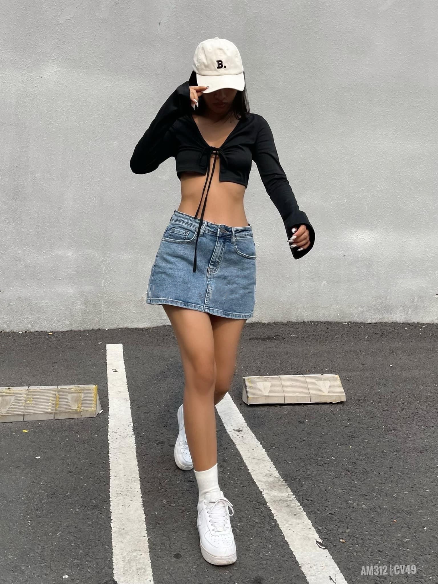 Váy short có kèm quần co giãn sofm wear