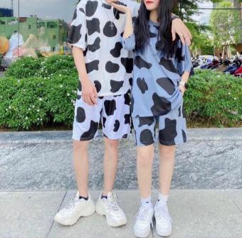Set Bộ Bò Sữa From Rộng  X23Unisex - Lapi VN, Đồ Bộ Mặc Nhà Tay Lỡ Freesize, Nam Nữ Đều Mặc Được