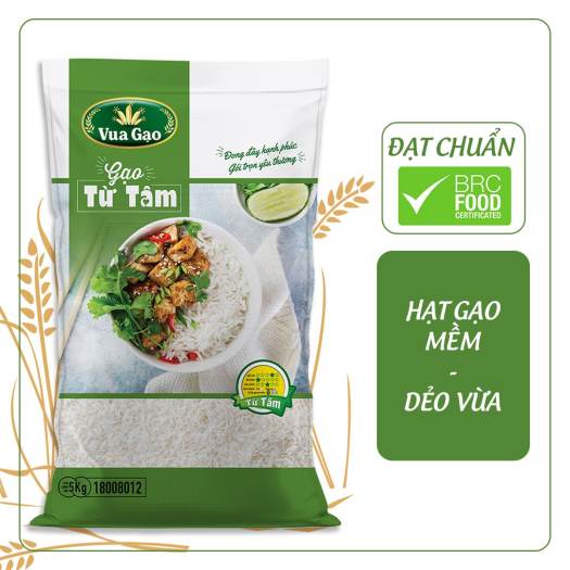Gạo Thơm Vua Gạo Từ Tâm 5Kg