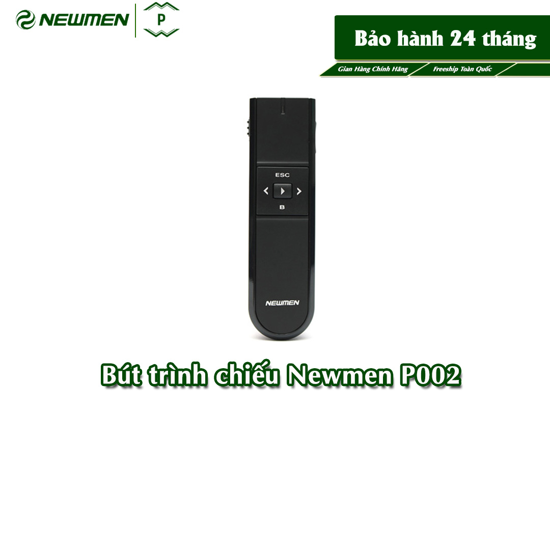 Bút trình chiếu Newmen P002-Pro Đen - Hàng chính hãng