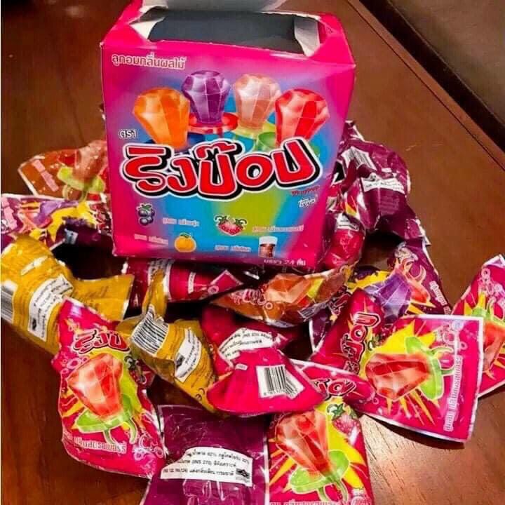 Hộp 24 chiếc kẹo nhẫn kim cương RingPop Thái Lan đủ vị