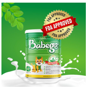 Sữa thảo dược chùm ngây babego dành cho bé 0-12 tháng