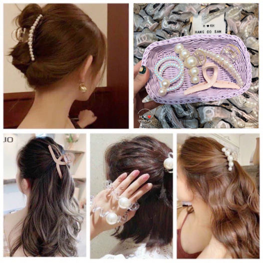 Kẹp tóc nữ Hàn Quốc càng cua kiểu mới đơn giản dễ thương xinh xắn KT01 - Phụ kiện tóc