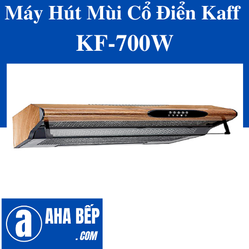 Máy hút mùi cổ điển kaff kf-700w - hàng chính hãng