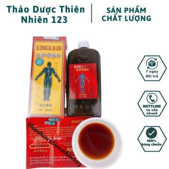 FREESHIP_Đỗ Trọng Nhức Khớp Thủy Đài Loan 200ml (Kèm 2 Viên Xám Xanh Chính Hãng)_Thảo Dược Thiên Nhiên 123