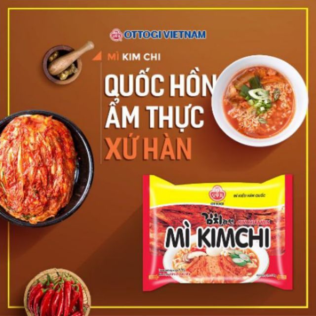Mì kim chi hàn quốc 120g