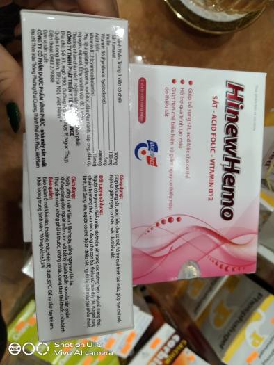 VIÊN UỐNG BỔ SUNG SẮT HINEWHEMO