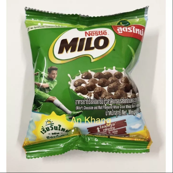 Snack Ngũ Cốc Ăn Sáng Nestle Milo gói 15g Bánh ăn sáng Milo dành cho trẻ