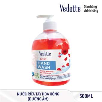 Nước Rửa Tay Hương Hoa Hồng Vedette 500ml