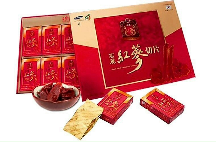 Hồng sâm thái lát tẩm mật ong sambok hàn quốc hộp 200g