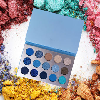 Bộ 15 Màu Sắc Ấm Áp Bảng Phấn Mắt Dòng Màu Xanh Lá Tím Xanh Dương Chống Thấm Nước Mỹ Phẩm Chuyên Nghiệp Cho Bữa Tiệc Màu Lâu Trôi