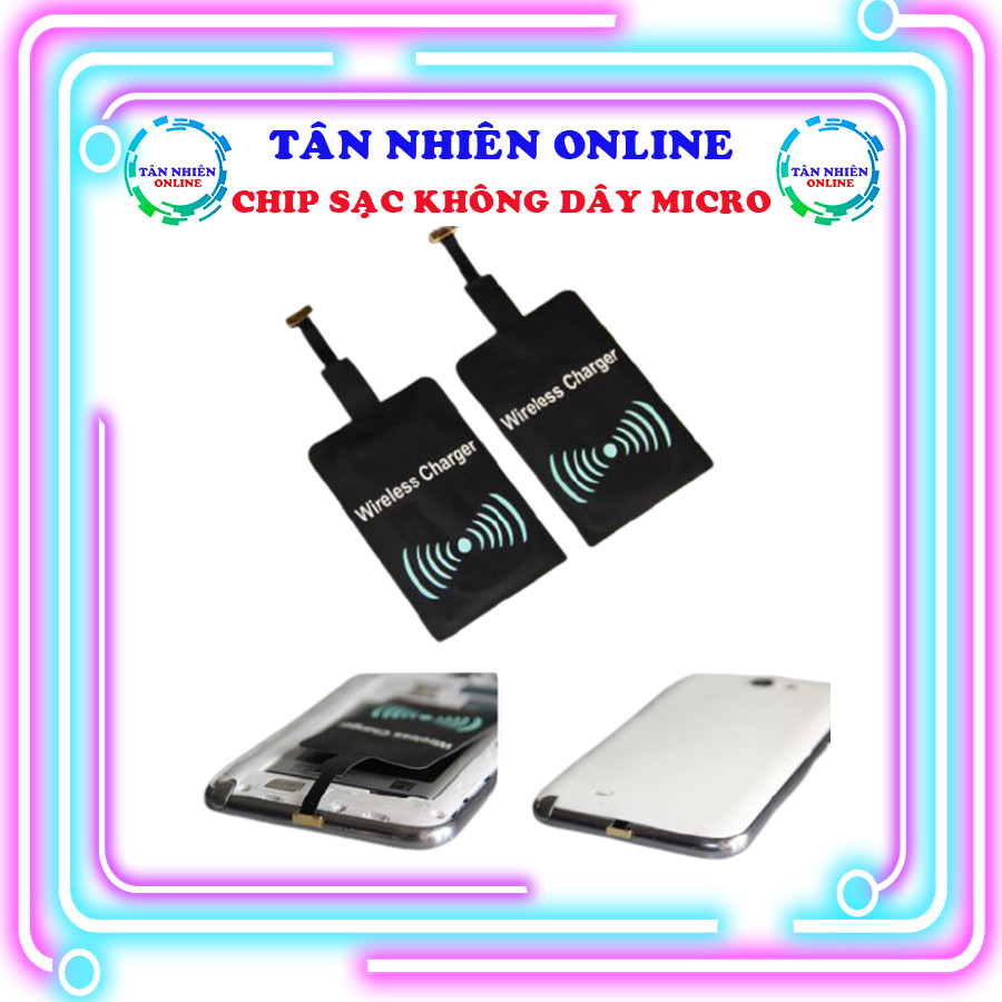 Chip sạc không dây đuôi sam sung hỗ trợ thêm chức năng sạc không dây cho các điện thoại