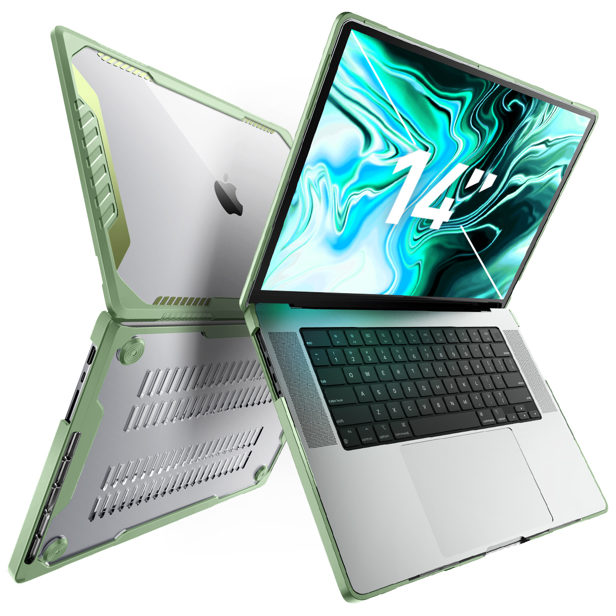 Nacuwa 360 ° ป้องกันสำหรับแล็ปท็อป16นิ้ว MacBook Pro M1 Pro/Max