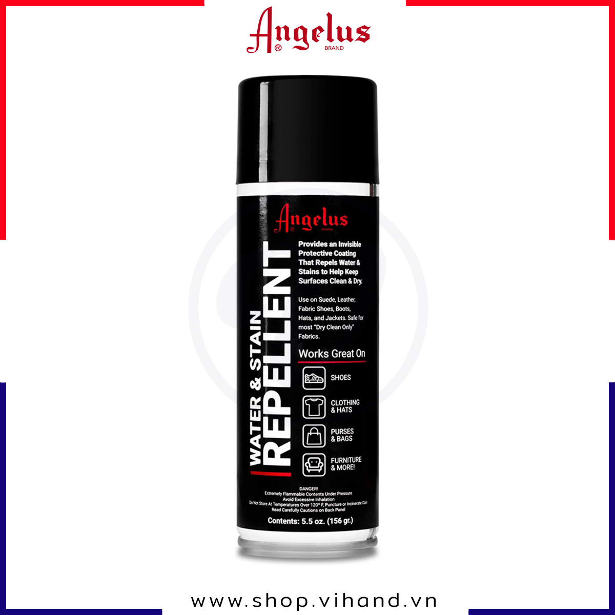Bình xịt chống thấm nước và vết bẩn Angelus Water & Stain Repellent – 156 gr
