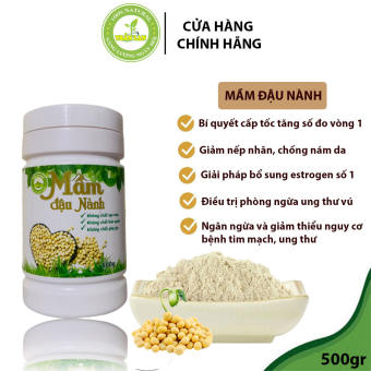 Bột mầm đậu nành Trần Lan nguyên chất 100% giúp tăng kích cỡ vòng 1, làm giảm nếp nhăn chống lão hóa [Hộp 500gr] Bột mầm đậu nành - mầm đậu nành -  mầm đậu nành tăng vòng 1