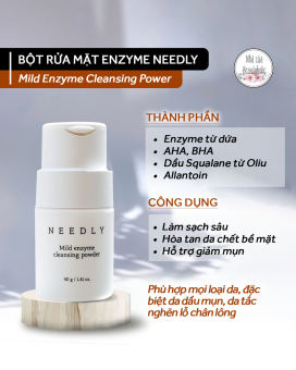 Bột rửa mặt NEEDLY MILD ENZYME CLEANSING POWDER
