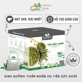Trà đậu xanh túi lọc Goce