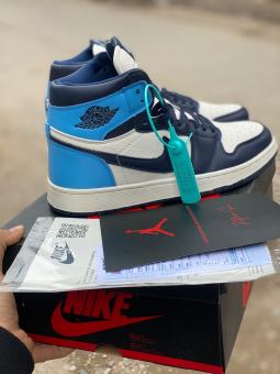 Giày bòng rổ jd1 obsidian cao cổ ảnh thật