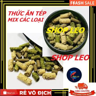 Cám Tép Cao Cấp Nhật Bản MIX ( Tảo, vỏ đậu nành) - Thức ăn tép cao cấp - Cám Tép cảnh nhập ngoại - Shopleo