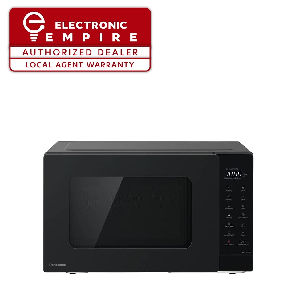 panasonic nn st34hb 25l microwave oven black