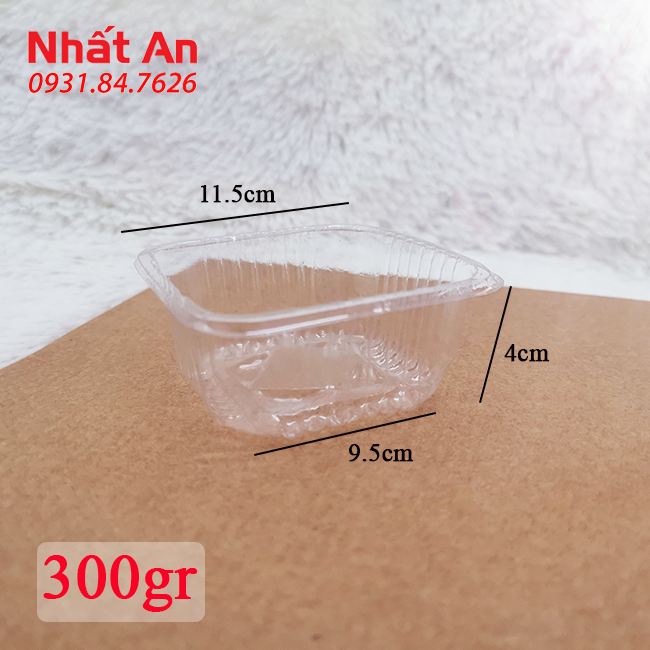 Khay nhựa trong bánh trung thu 300gr