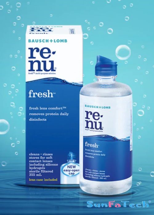 Dung dịch rửa và ngâm kính áp tròng Renu 355ml