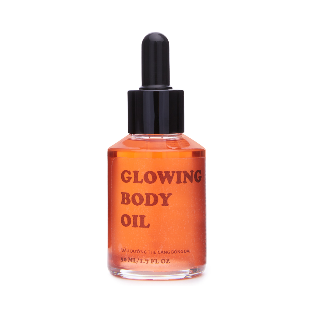 Dầu dưỡng Glowing body oil 💥 The Jungle Herbs 💥 Giúp da căng bóng, khỏe mạnh 30ML- 60ML