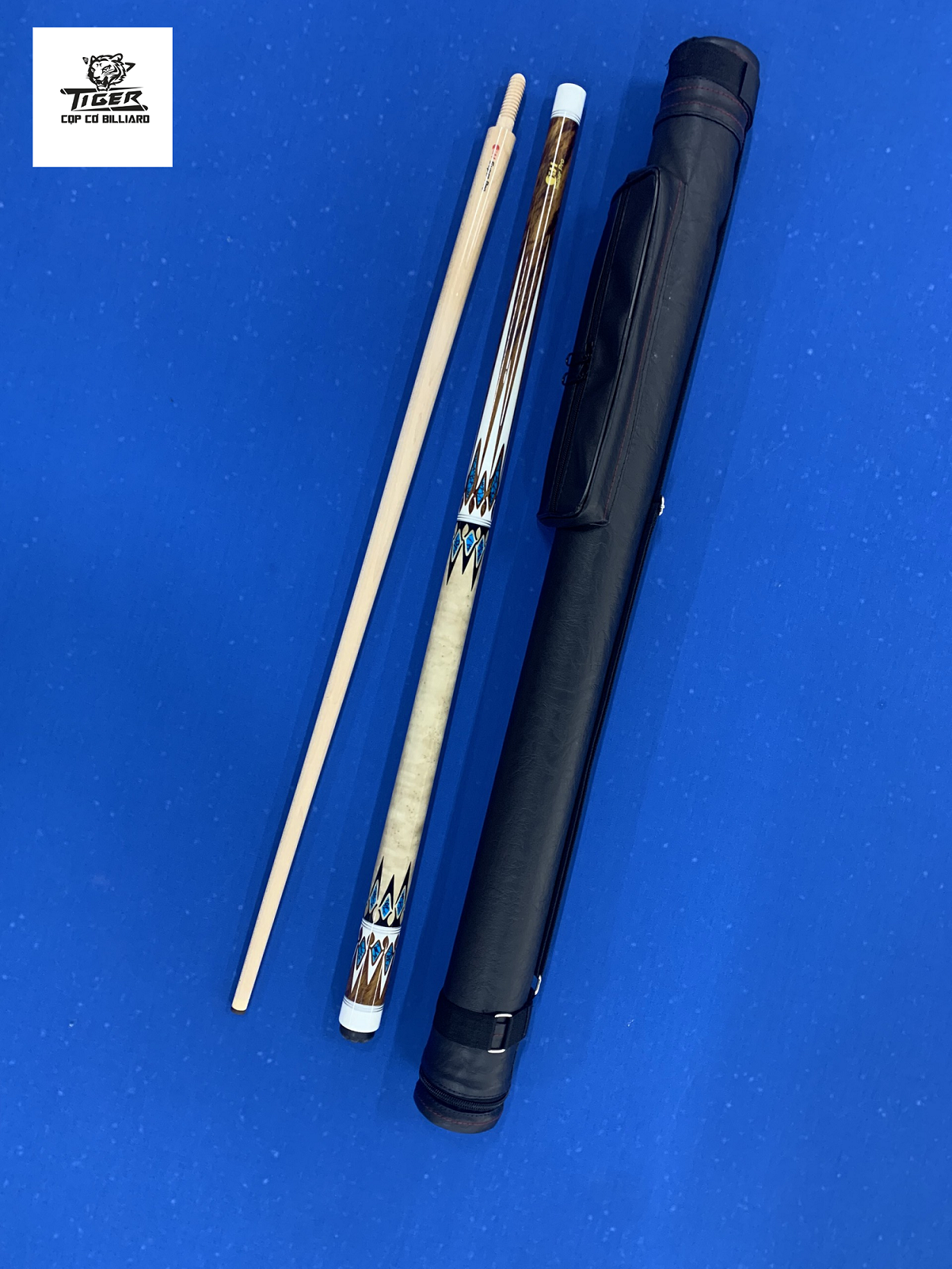 Cơ bida lip đá giải cá nhân phuýp ADAM đầu R 11.5mm, gỗ maple Canada