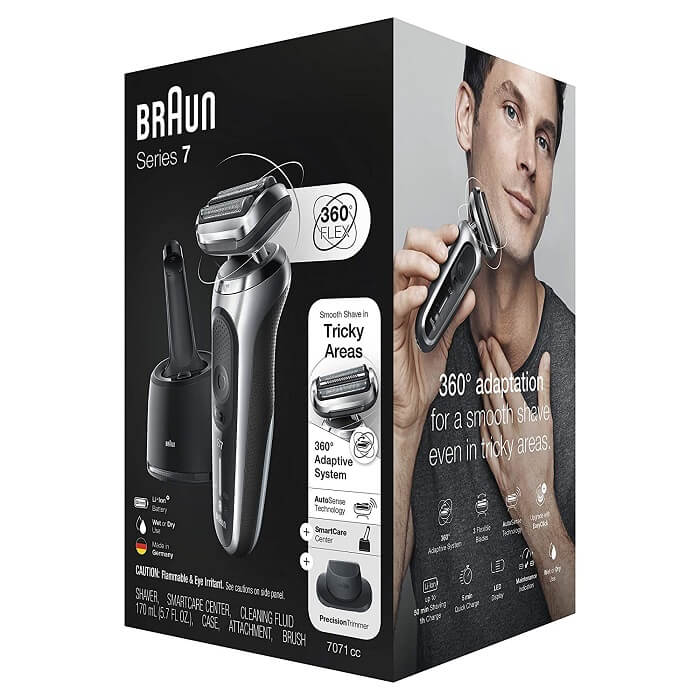 Máy cạo râu Braun series 7 7071cc flex wet dry Braun Series 7 Braun 7071cc | Made In Germany