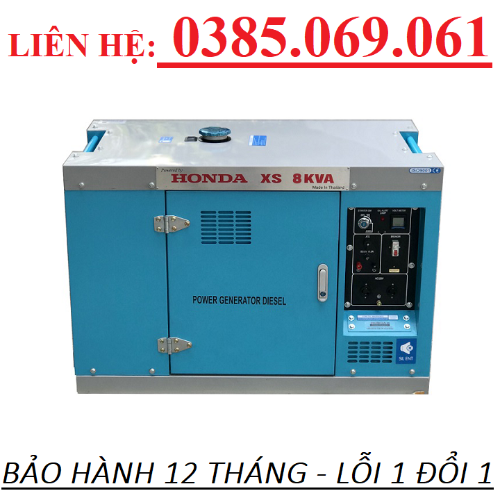 Máy Phát Điện Honda Chạy Dầu XS 8KVA-Nhập Khẩu Thái Lan